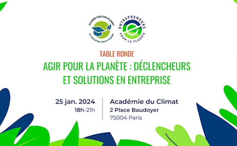 Table Ronde Agir Pour La Plan Te D Clencheurs Et Solutions En